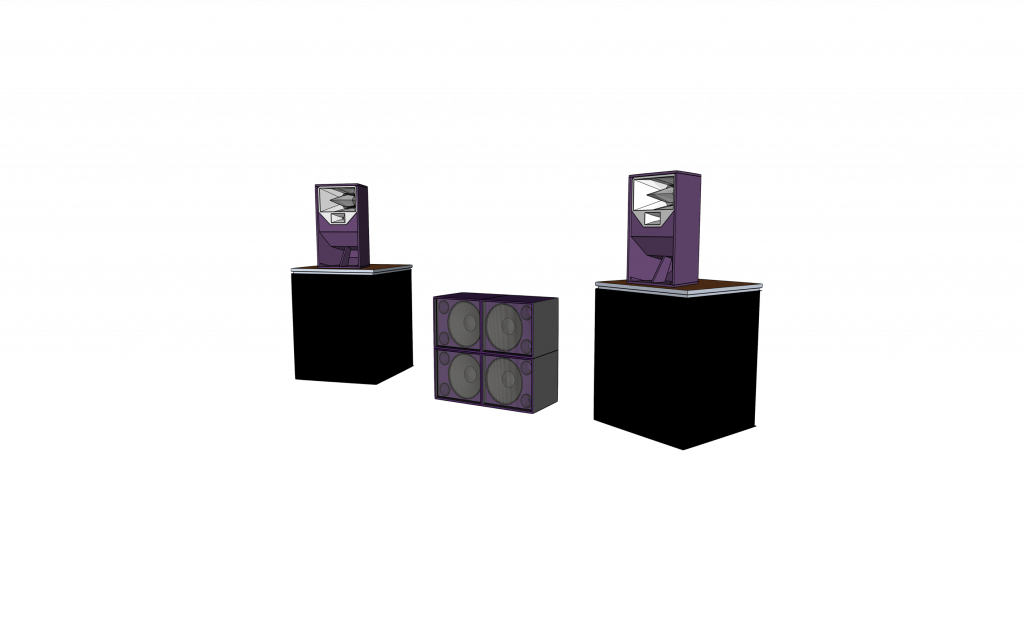 Funktion-One - Resolution 2 Speaker & BR218 Bassreflex (400 Personen) – Druckvolles Club- & Festival-Setup